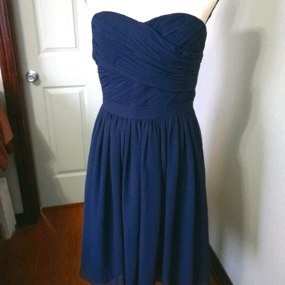 NWOT Stunning navy blue formal dress - Picture 2 of 12